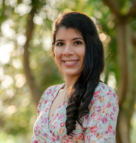 Tania Mayela Palma teaching Yoga in Rishikesh